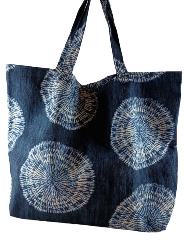 Blue Splash Shopping Bag